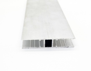 Profil H aluminiu de îmbinare policarbonat / sticla 10mm