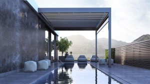 Pergola aluminiu BIOCLIMATICA 3x3m - Img 1