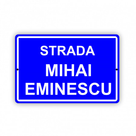 Placa Aluminiu, 20x30 cm personalizata cu strada - Img 2