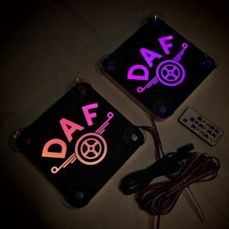 Set Embleme LED Interior Camion D – Modul Curcubeu, 15 Culori, 200 efecte dinamice, USB - Img 9