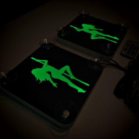 Set Embleme LED Interior FATA LA BARA – Modul Curcubeu, 15 Culori, 200 efecte dinamice, USB - Img 5