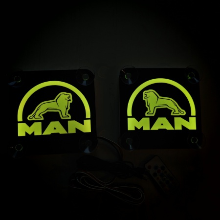 Set Embleme LED Interior MAN – Modul Curcubeu, 15 Culori, 200 efecte dinamice, USB - Img 2