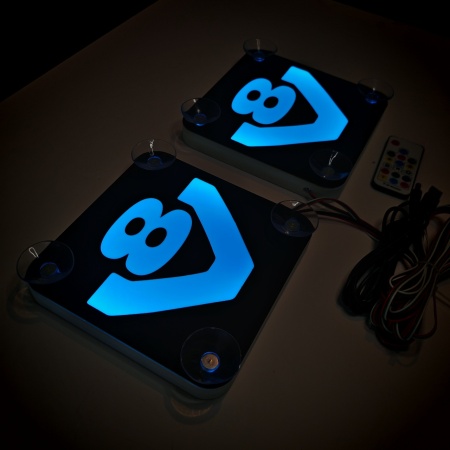 Set Embleme LED Interior SCANIA V8 – Modul Curcubeu, 15 Culori, 200 efecte dinamice, USB - Img 7