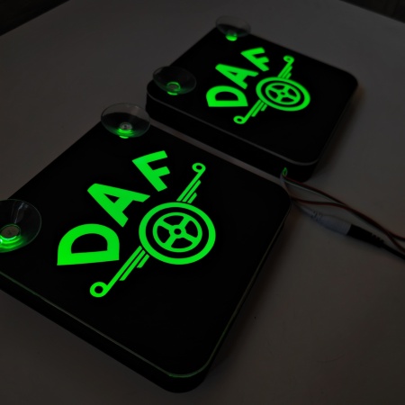 Set Embleme PLACI LED Dinamice, interior, D (2), 18x18 cm - Img 7
