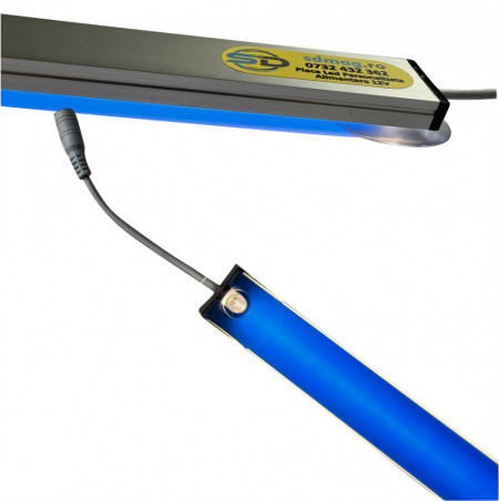 Bara Led Tricolor din aluminiu, Slim 60x3cm pentru Camion, Autoutilitara - Img 3