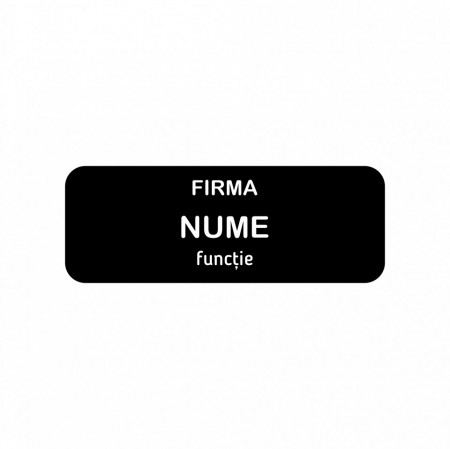 EC14 Ecuson Personalizat metalic 2.5x7cm cu sistem de prindere - Img 6