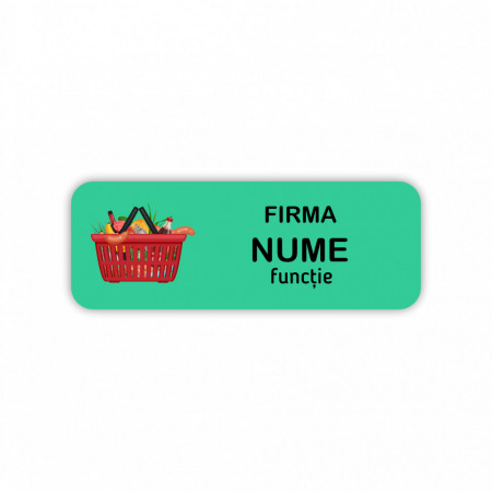 EC16 Ecuson Personalizat metalic 2.5x7cm cu sistem de prindere - Img 3