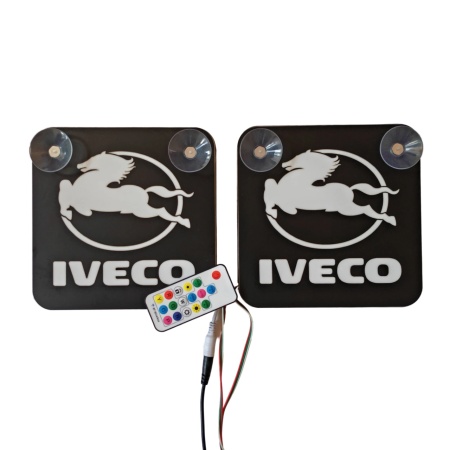 Set Embleme / PLACI LED Dinamice, interior, IVECO , 18x18 cm - Img 10