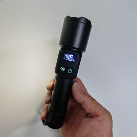 Lanterna LED Profesională – 4 LED-uri, Acumulator 6000mAh, Funcție Powerbank, Magnet și Zoom - Img 4