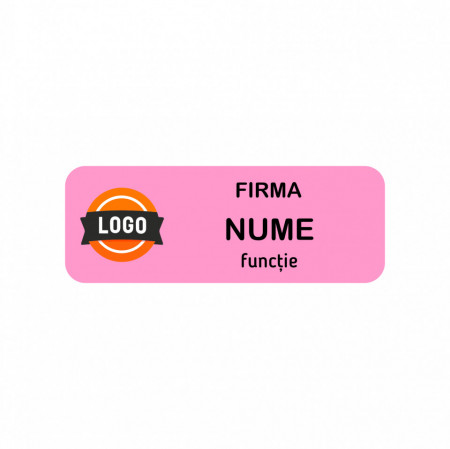 EC13 Ecuson Personalizat metalic 2.5x7cm cu sistem de prindere - Img 6
