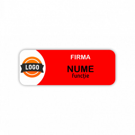EC15 Ecuson Personalizat metalic 2.5x7cm cu sistem de prindere - Img 2