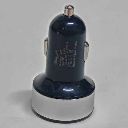 Incarcator Auto 2xUSB 3.1A cu Voltmetru Digital Integrat (12V - 24V) - Img 2