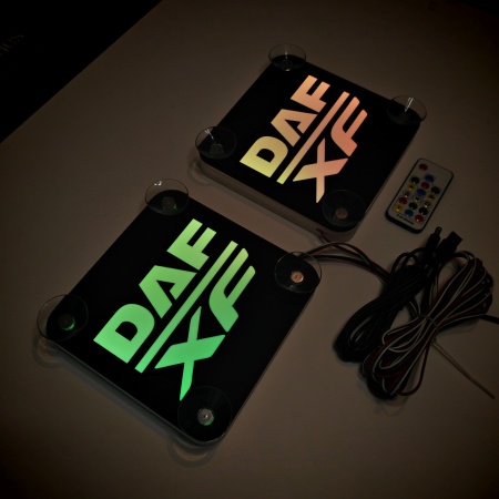 Set Embleme LED Interior D XF – Modul Curcubeu, 15 Culori, 200 efecte dinamice, USB - Img 5