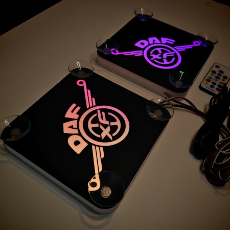 Set Embleme LED Interior D XF (2) – Modul Curcubeu, 15 Culori, 200 efecte dinamice, USB - Img 2