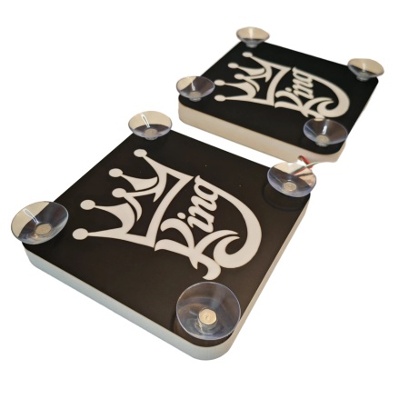 Set Embleme LED Interior KING – Modul Curcubeu, 15 Culori, 200 efecte dinamice, USB - Img 2