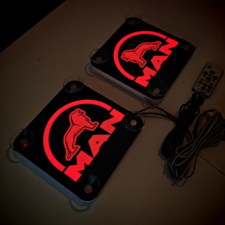 Set Embleme LED Interior MAN – Modul Curcubeu, 15 Culori, 200 efecte dinamice, USB - Img 7