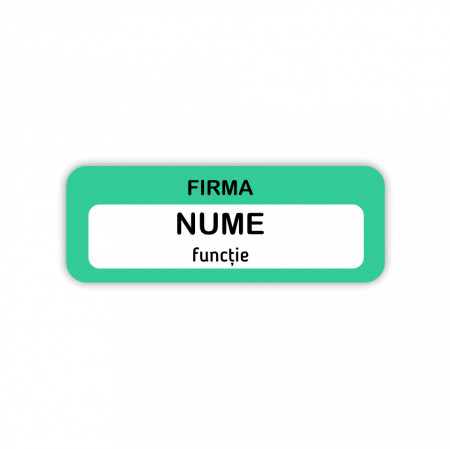 EC12 Ecuson Personalizat metalic 2.5x7cm cu sistem de prindere - Img 4