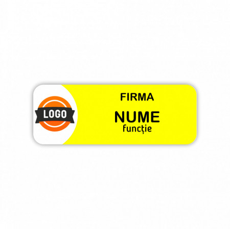 EC15 Ecuson Personalizat metalic 2.5x7cm cu sistem de prindere - Img 3