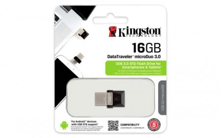 Memorie USB MicroDuo 3.0 16 gb Kingston OTG - Img 2