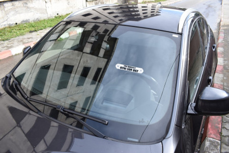 Placa personalizata cu numarul de telefon + 2 ventuze prindere geam - Img 2
