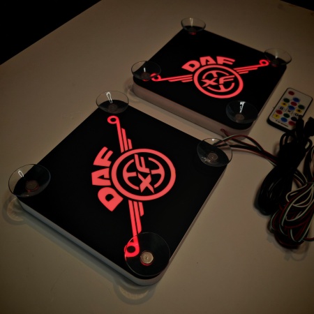 Set Embleme LED Interior D XF (2) – Modul Curcubeu, 15 Culori, 200 efecte dinamice, USB - Img 8