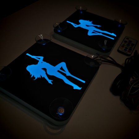 Set Embleme LED Interior FATA LA BARA – Modul Curcubeu, 15 Culori, 200 efecte dinamice, USB - Img 7