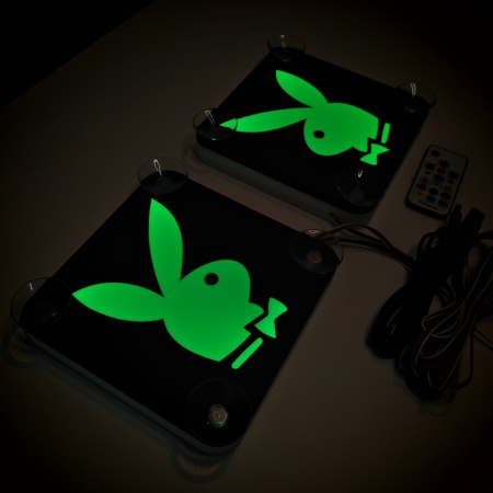 Set Embleme LED Interior PLAYBOY – Modul Curcubeu, 15 Culori, 200 efecte dinamice, USB - Img 8