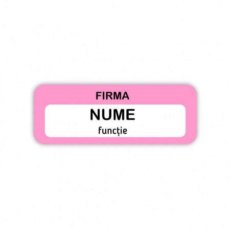 EC12 Ecuson Personalizat metalic 2.5x7cm cu sistem de prindere - Img 5