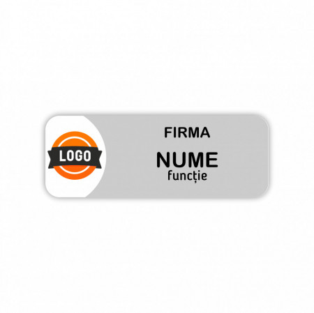 EC15 Ecuson Personalizat metalic 2.5x7cm cu sistem de prindere - Img 4