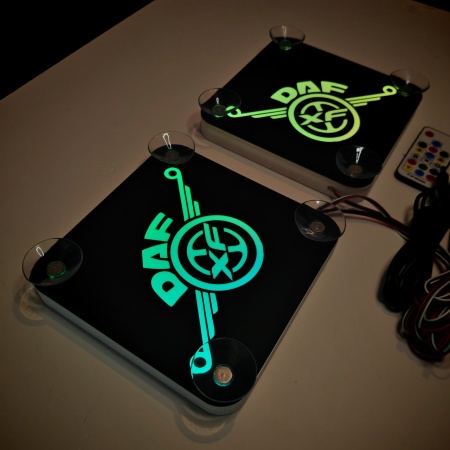 Set Embleme LED Interior D XF (2) – Modul Curcubeu, 15 Culori, 200 efecte dinamice, USB - Img 5