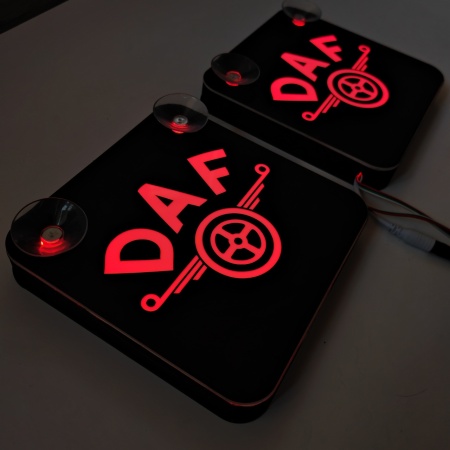 Set Embleme PLACI LED Dinamice, interior, D (2), 18x18 cm - Img 3