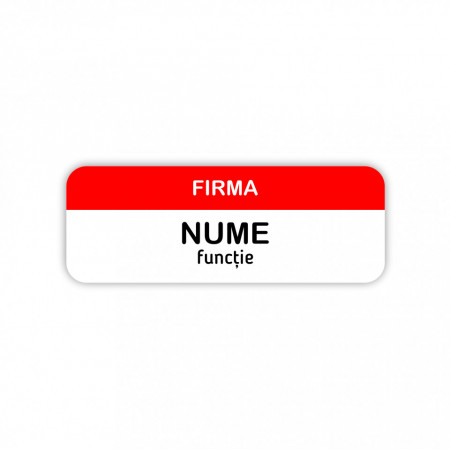 EC11 Ecuson Personalizat metalic 2.5x7cm cu sistem de prindere - Img 2