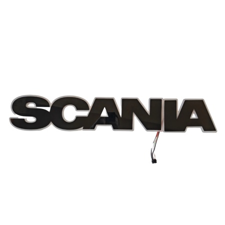 Sigla / Emblema Luminosa SCANIA, 83x14.4 cm, Exterior - Img 2
