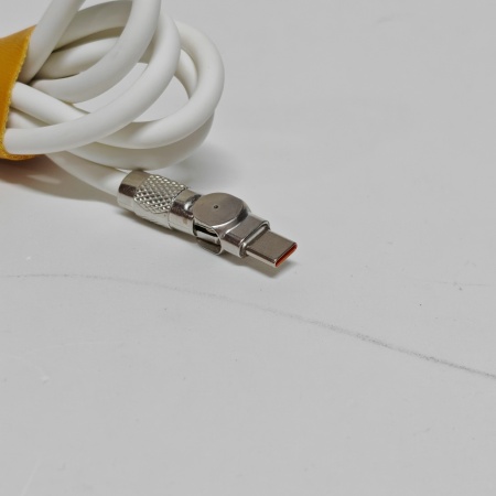 Cablu Premium TREQA USB la USB Type-C – 120W, Silicon Industrial, Mufă Rotativă 180° (1m) - Img 3