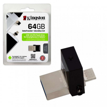Memorie USB MicroDuo 3.0 16 gb Kingston OTG - Img 4