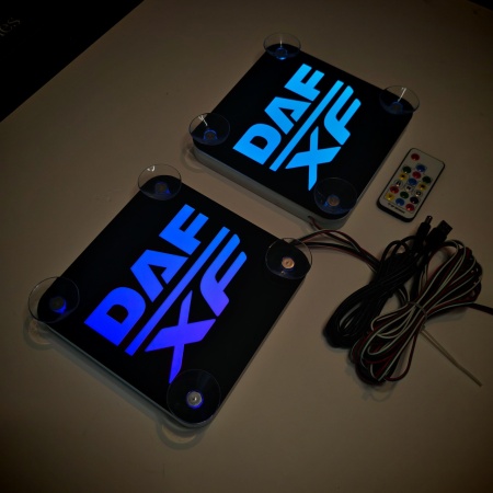 Set Embleme LED Interior D XF – Modul Curcubeu, 15 Culori, 200 efecte dinamice, USB - Img 3