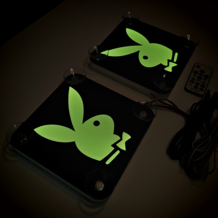 Set Embleme LED Interior PLAYBOY – Modul Curcubeu, 15 Culori, 200 efecte dinamice, USB - Img 9