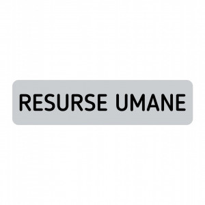 ABS159 Placa ABS 20x5 cm Personalizata (RESURSE UMANE)