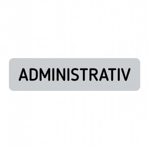 ABS166 Placa ABS 20x5 cm Personalizata (ADMINISTRATIV)