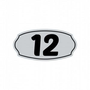ABS170 Placa ABS Personalizata numar apartament (TEXT PERSONALIZAT)