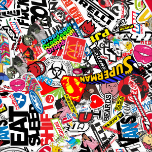 Autocolant Sticker Bomb pentru 2 portiere 65x15 cm - Img 3