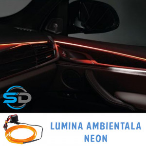 Fir cu neon 5 metri 12V Tuning interior Lumina ambientala autoturism - Img 3