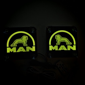 Set Embleme LED Interior MAN – Modul Curcubeu, 15 Culori, 200 efecte dinamice, USB - Img 2