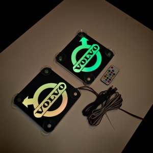 Set Embleme LED Interior VOLVO – Modul Curcubeu, 15 Culori, 200 efecte dinamice, USB - Img 10