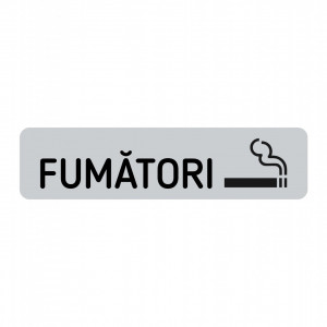 ABS155 Placa ABS 20x5 cm Personalizata (FUMATORI)