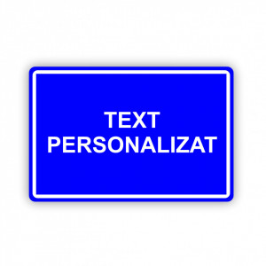 Placa Aluminiu, 20x30 cm personalizata cu Textul Tau