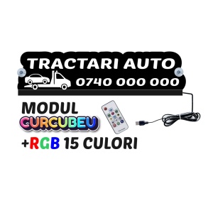 Placa Led Camion/Autoutilitara Contur-Rainbow (Curcubeu) TRACTARI AUTO