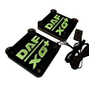 Set Embleme LED Interior D XG+ – Modul Curcubeu, 15 Culori, 200 efecte dinamice, USB
