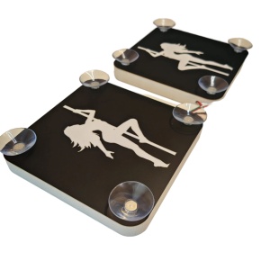 Set Embleme LED Interior FATA LA BARA – Modul Curcubeu, 15 Culori, 200 efecte dinamice, USB - Img 2