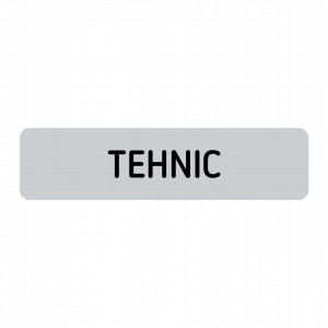 ABS160 Placa ABS 20x5 cm Personalizata (TEHNIC)